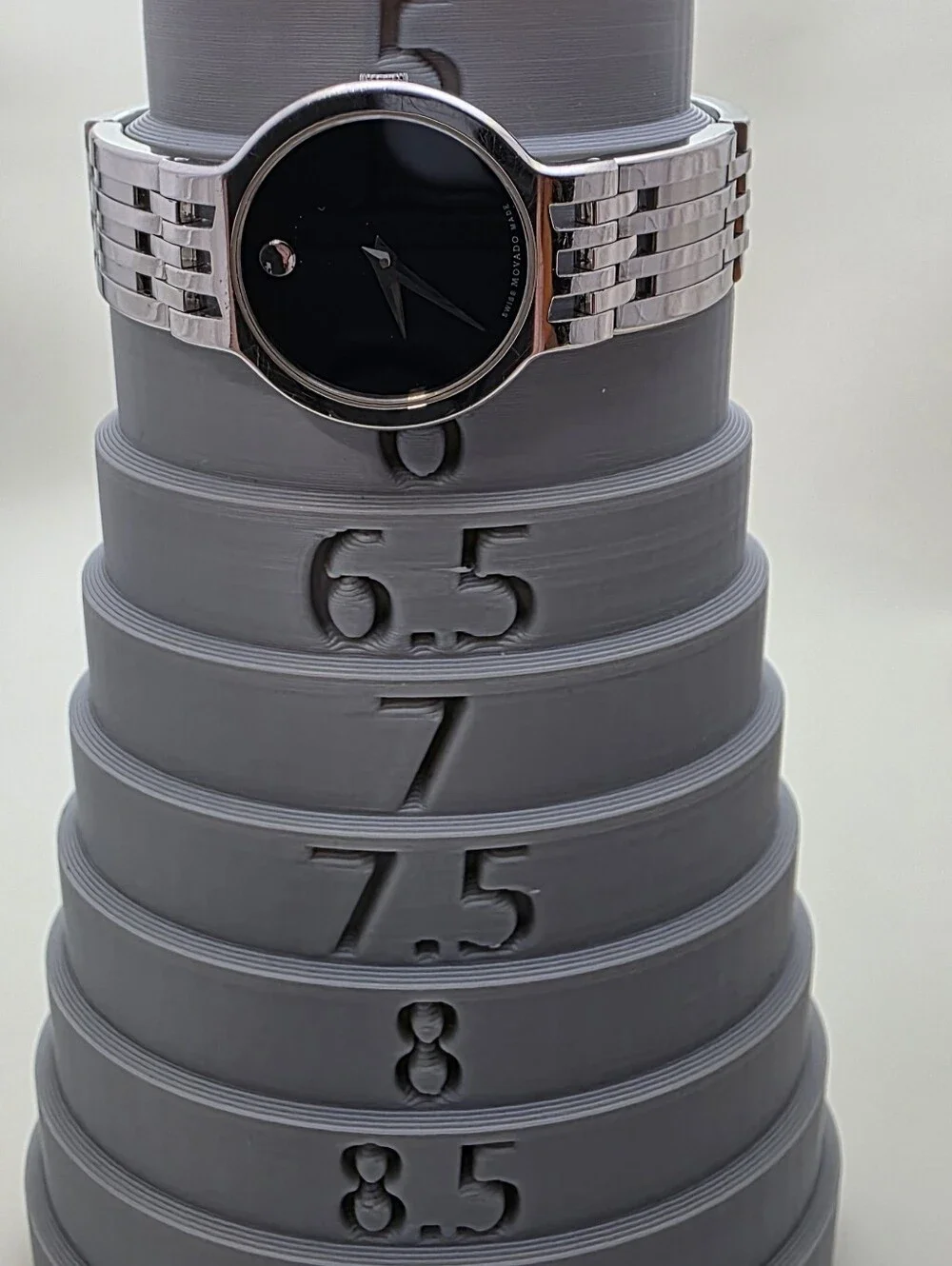 Movado Esperanza Silver-Men's/Ladies 28mm Stainless Steel Watch with Black Dial